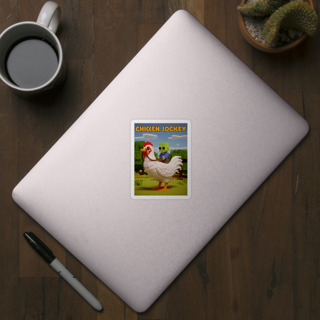Chicken-Jockey - Funny Alien riding chicken by Megadorim